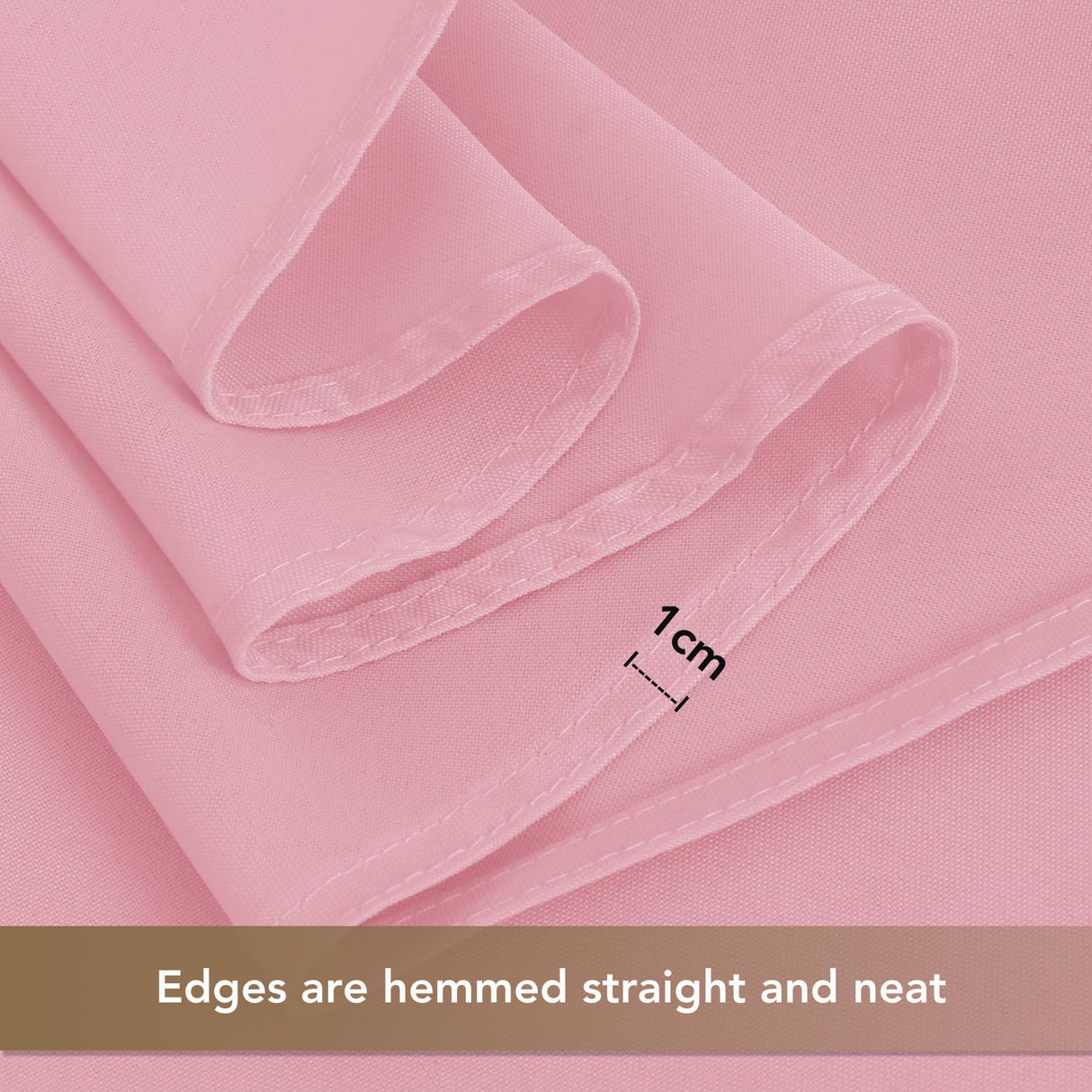 sancua Pink Tablecloths for 6 Foot Rectangle Tables, 8 Pack - Washable Polyester Fabric Table Cloth for Wedding Christmas Party, Birthday, Banquet Reception, 54x108 Inch