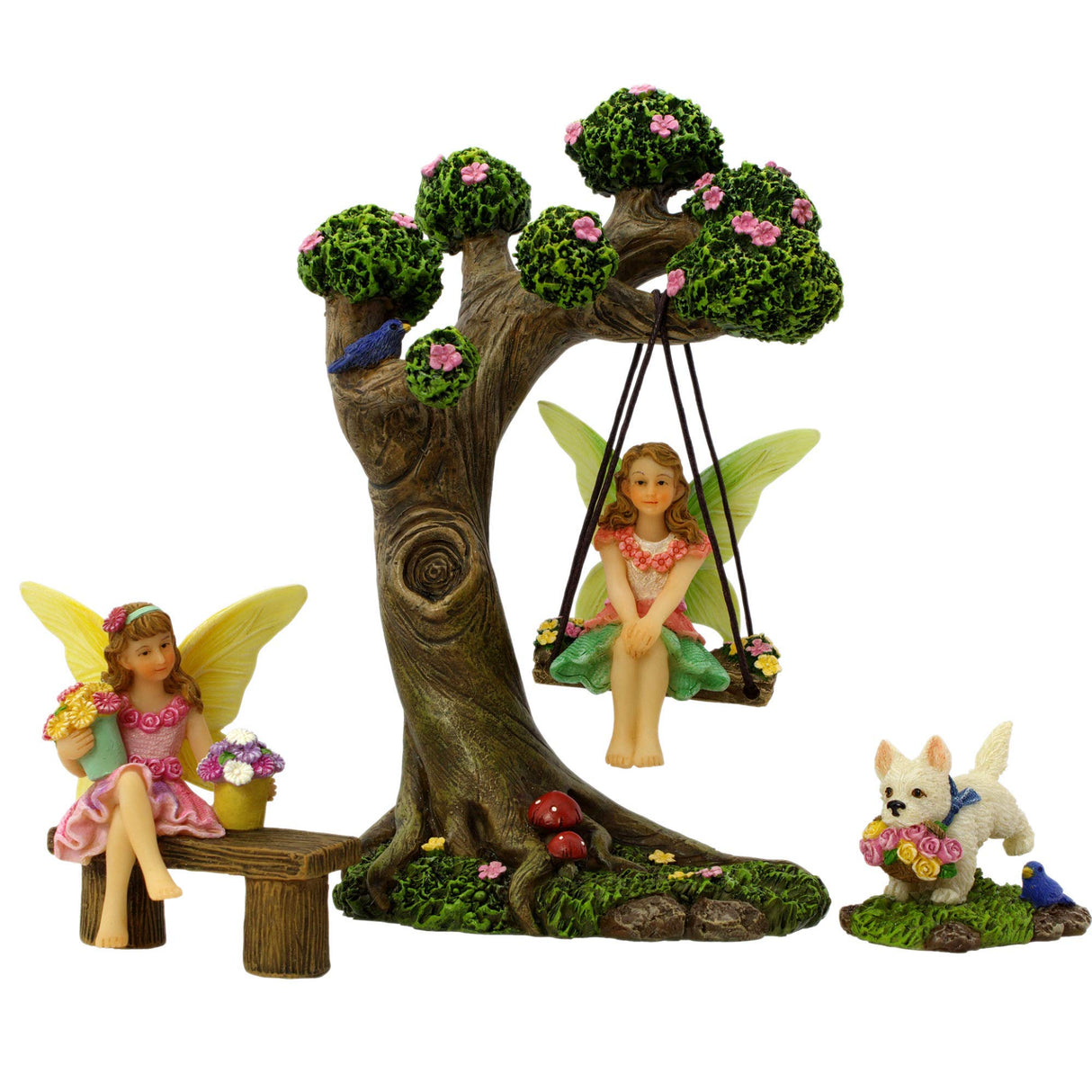 PRETMANNS Fairies for Fairy Garden Accessories - 4 Pieces