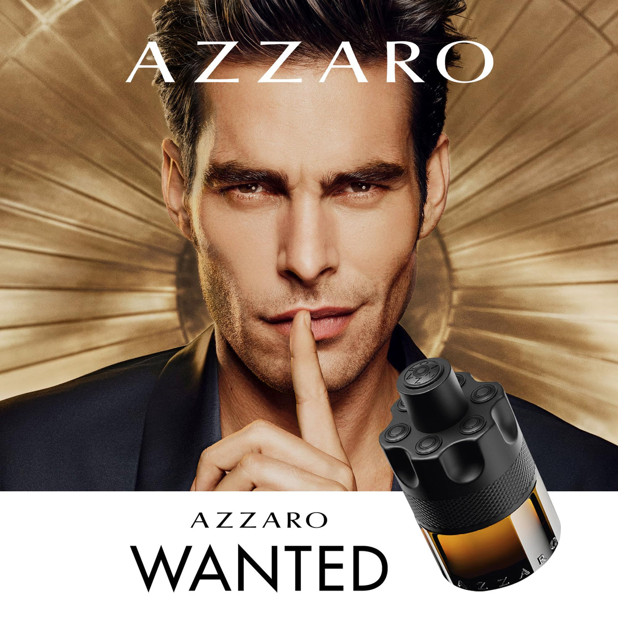 Azzaro The Most Wanted Parfum – Intense Mens Cologne Gift Set – 3-Piece Set Includes Full Size Fragrance (100ml) + Travel Size Spray (10ml) + Deodorant Stick (77g) - Gifts for Men
