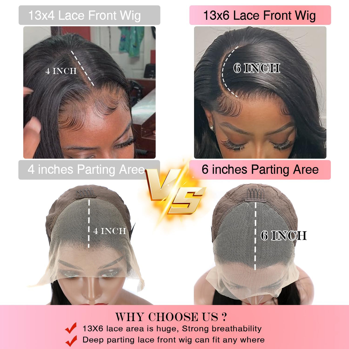 30 Inch 13x6 Lace Front Wigs Human Hair Body Wave HD Lace Frontal Wigs Human Hair Pre Plucked 180% Density Glueless Wig Human Hair for Women with Baby Hair Natural Black