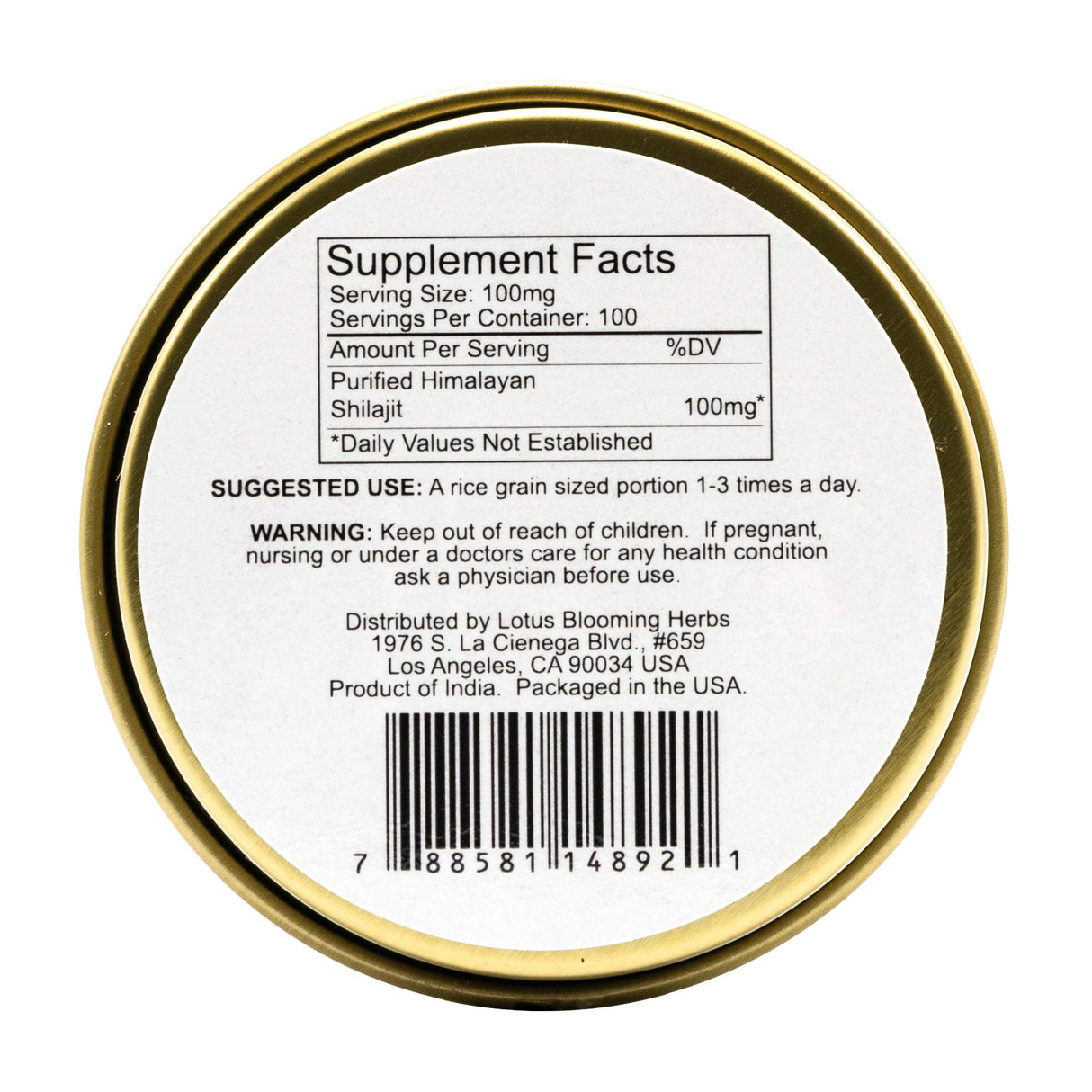 Authentic Shilajit – 100% Pure Gold Grade Himalayan Shilajit Resin with Fulvic Acid & Trace Minerals | Supports Healthy Energy, Stamina & Strength | Lotus Blooming Herbs | 10 Grams