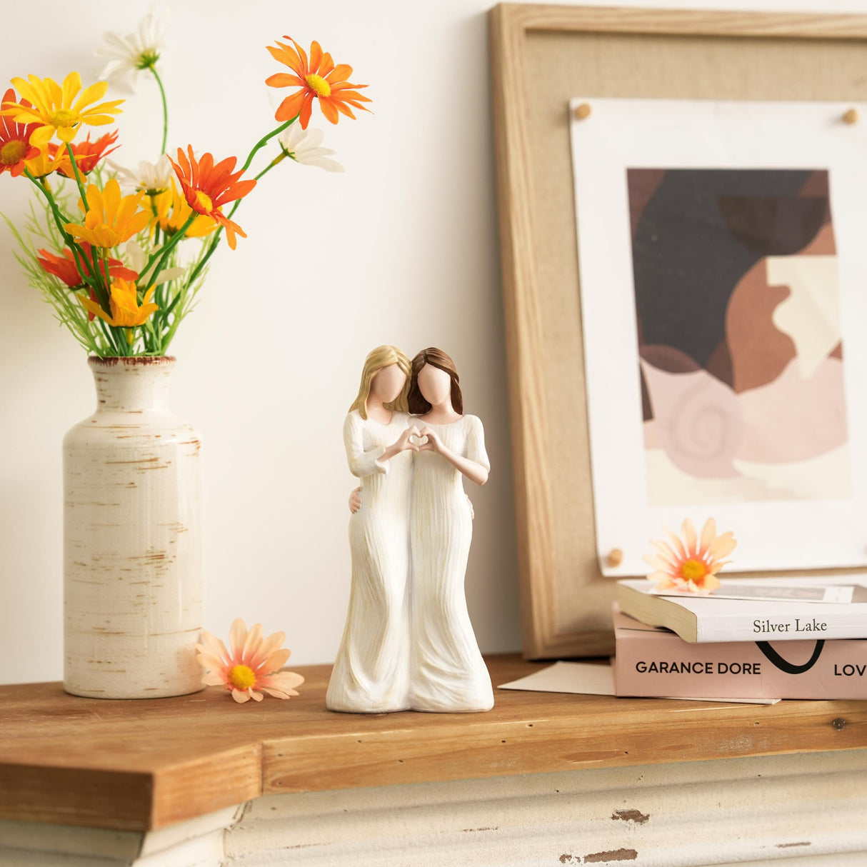 Storieme Sister Figurines - Best Friends Gifts for Women, Bestie Friendship Christmas & Birthday Gift