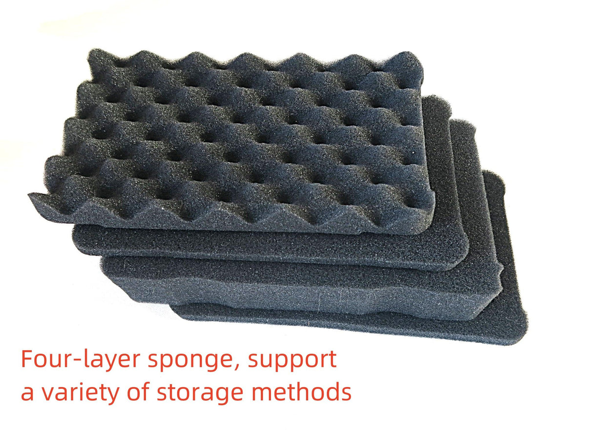 CHBAYI Waterproof Hard Storage Case Compatible with Canon EOS Rebel T7 DSLR Camera with EF18-55mm + EF 75-300mm Lens, Camera Protective Waterproof case with Foam (Camera/18-55mm Lens case)