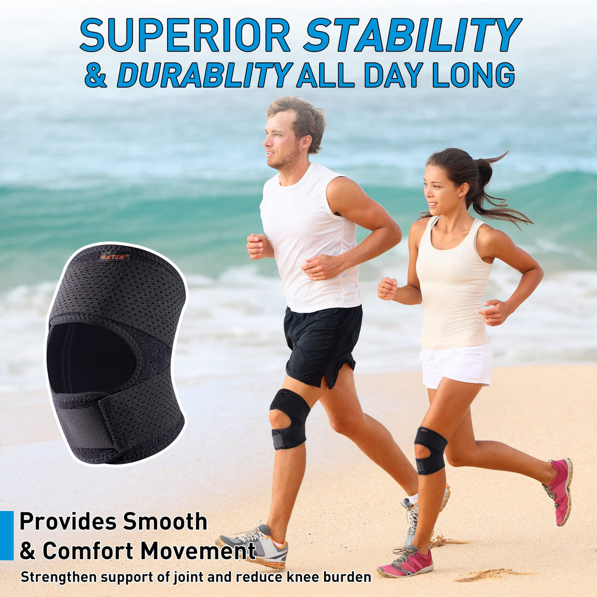 Plus Size Knee Brace for Knee Pain Women and Men Patellar Tendon Support Strap,Adjustable Extra Large Knee Support Stabilizer for Meniscus Tear,Arthritis,Tendonitis, MCL, ACL,Injuries,Relief,Sports,XX-Large