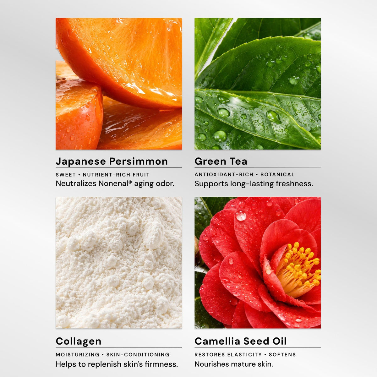 Mirai Clinical Persimmon Soap for Old People Smell,Nonenal® Odor Eliminator
