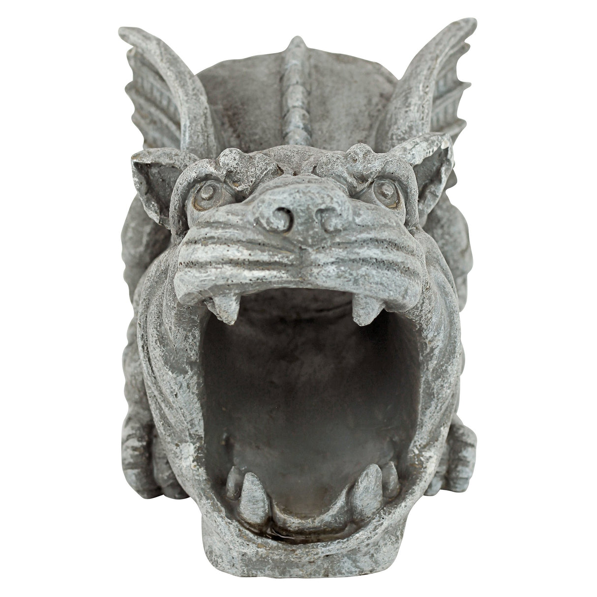 Design Toscano Roland the Gothic Gargoyle Gutter Guardian Rain Downspout Extension Outdoor Statue, 10 Inch Long, Cast Stone Resin, Grey Stone Finish