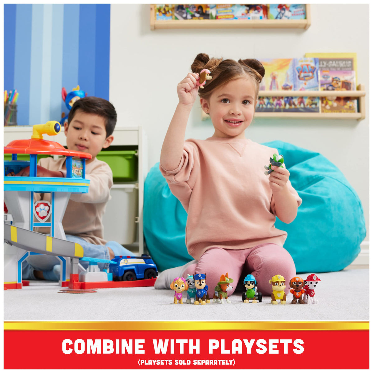 Paw Patrol 10th Anniversary All Paws On Deck 10 Figure Gift Pack