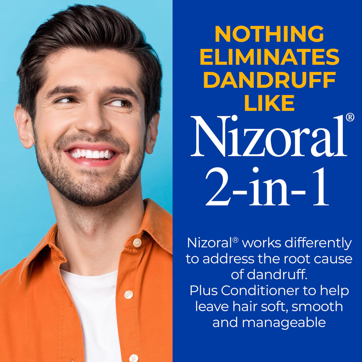 Nizoral 2-in-1 Anti Dandruff Shampoo and Conditioner, 14 Fl Oz