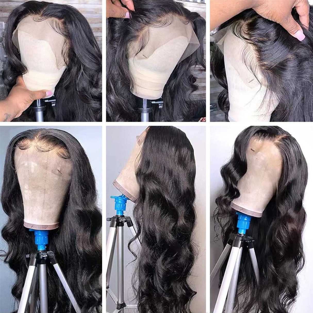 30 Inch Lace Front Wig Human Hair 13x6 HD Body Wave Lace Front Wigs Human Hair Pre Plucked 180 Density Frontal Wigs Human Hair wigs for Black Women 10A Glueless Wigs Human Hair Pre Plucked wig