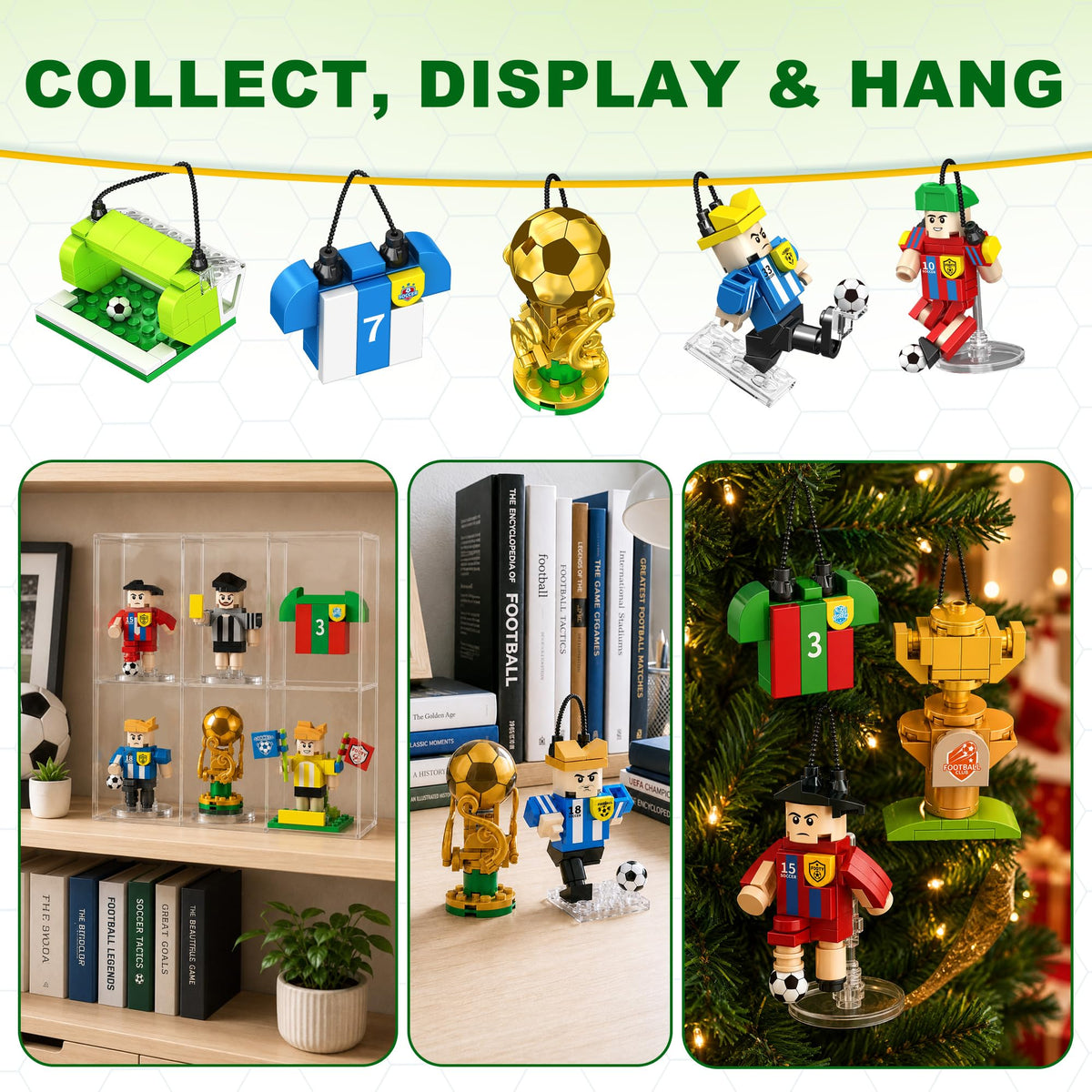 Soccer Advent Calendar 2026 for Kids Boys, 24-Day Building Countdown Gifts