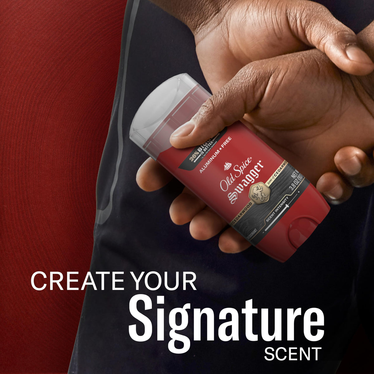 Old Spice Deodorant for Men, Aluminum Free, Swagger Scent, 3.8 oz Pack of 3