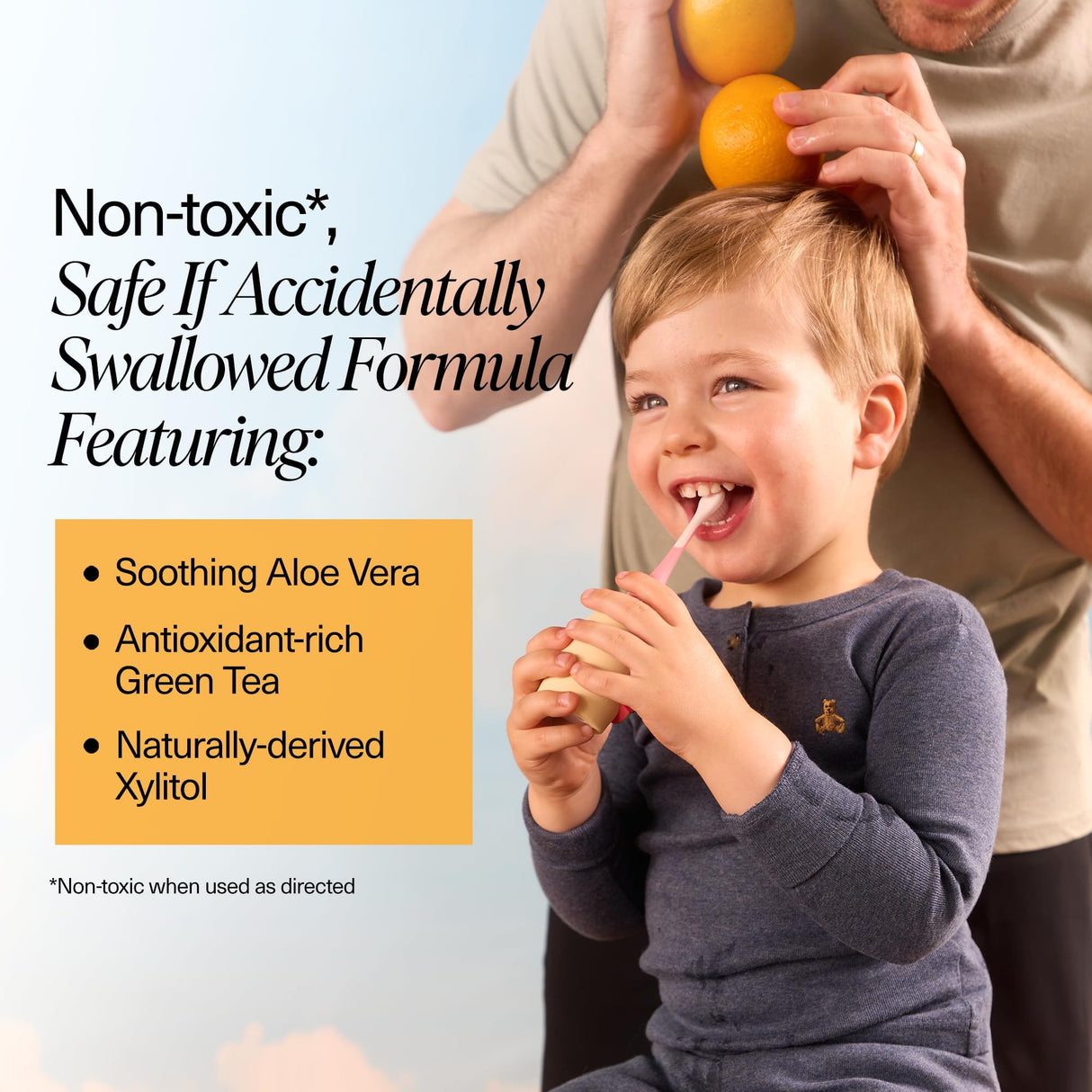 Boka Fluoride Free Toothpaste Nano Hydroxyapatite Toothpaste - Orange Cream Flavor, 4 oz 3Pk US Manufactured