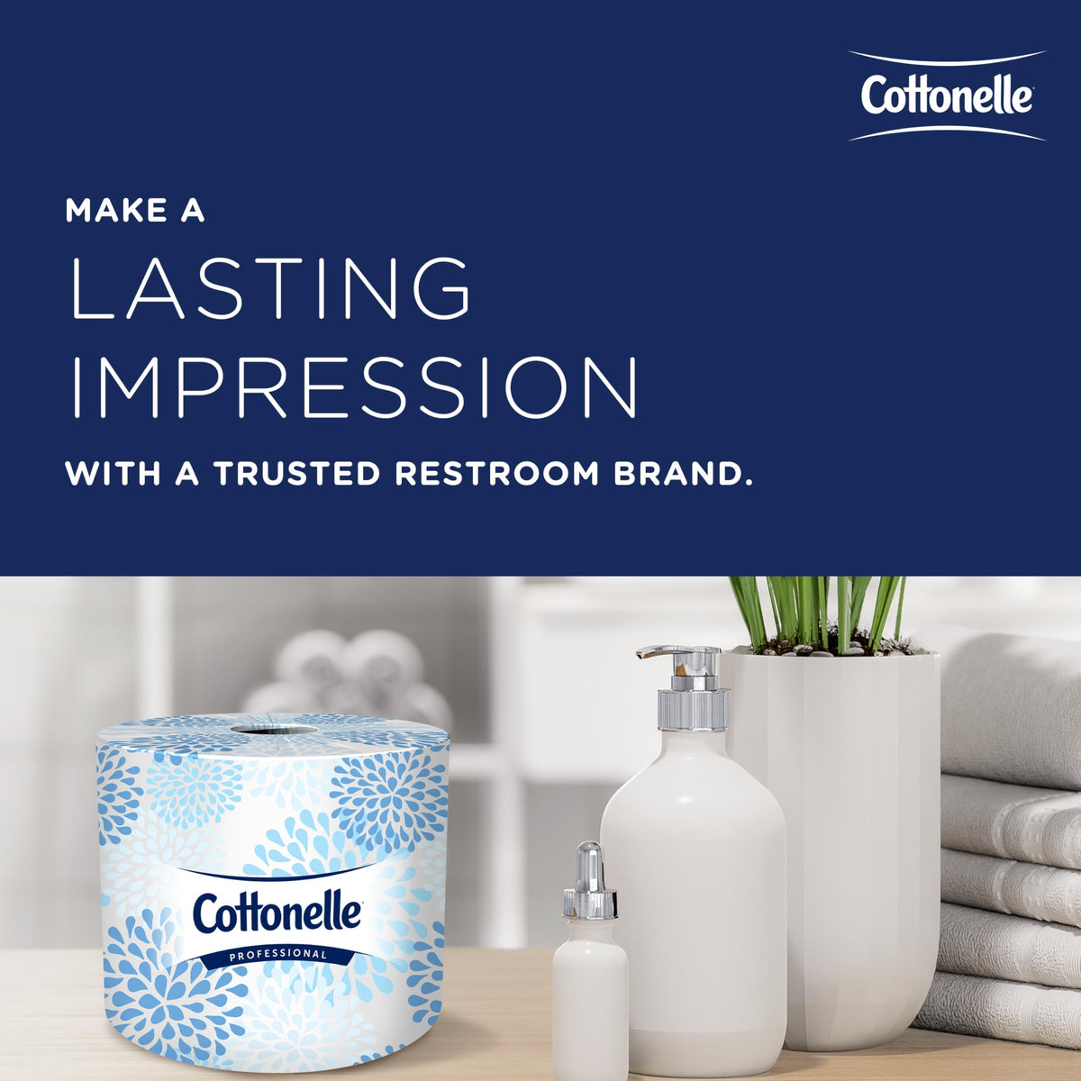 Cottonelle Professional Standard Roll Toilet Paper, Bulk, 60 Rolls (17713)