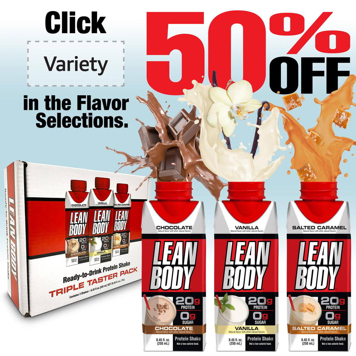 Lean Body Ready-to-Drink Cookies and Cream Protein Shake, 40g Protein, Whey Blend , 0 Sugar, Gluten No, 22 Vitamins & Minerals, (Recyclable Carton & Lid - Pack of 12) LABRADA , 17 Fl Oz (Pack of 12)