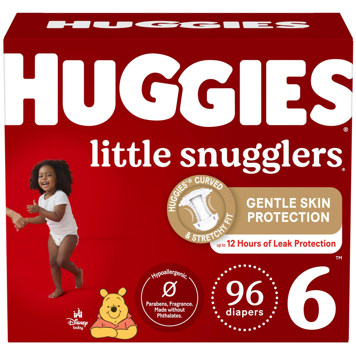 Huggies Little Snugglers Baby Diapers, Size 1, 96 Ct