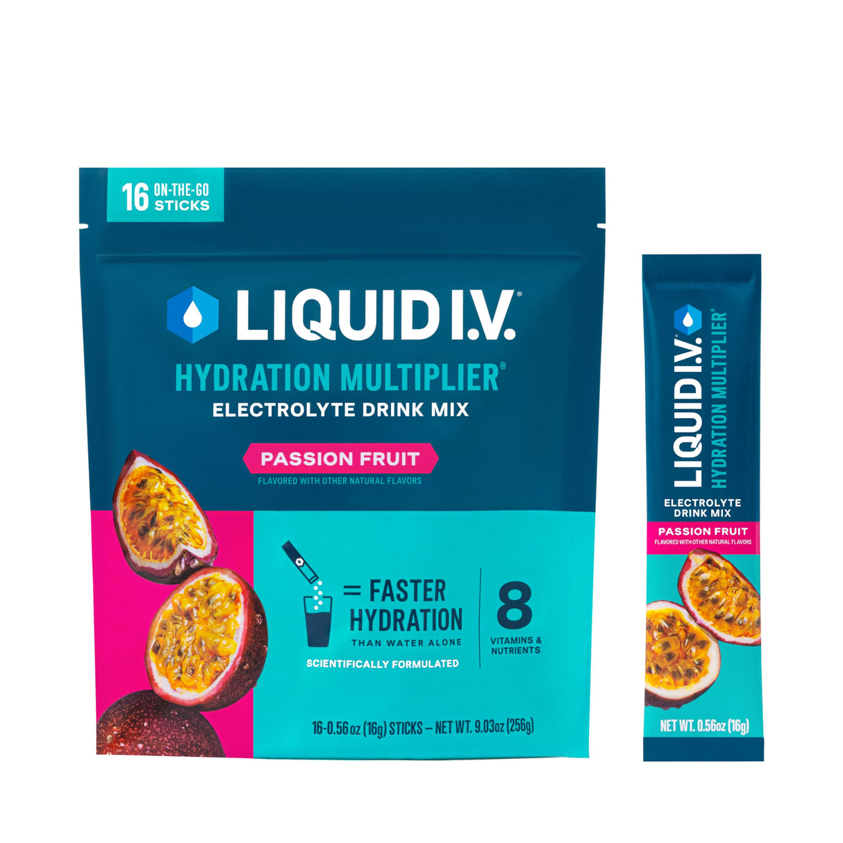 Liquid I.V.® Hydration Multiplier - Acai Berry | Electrolyte Powder Drink Mix | 1 Pack (16 Servings)