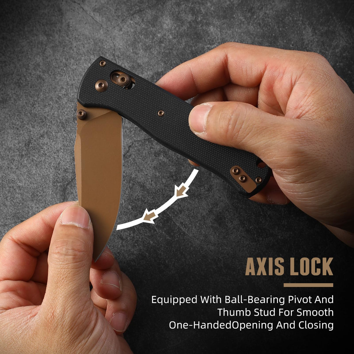 VIRENKNIFE Folding Pocket Knife,Lightweight Pocket Knife 2.95'' 14C28N Steel Blade G10 Handle Small EDC Knife with Pocket Clip,Crossbar Lock,Sharp Camping Survival Hiking Knife Gifts for Men Women