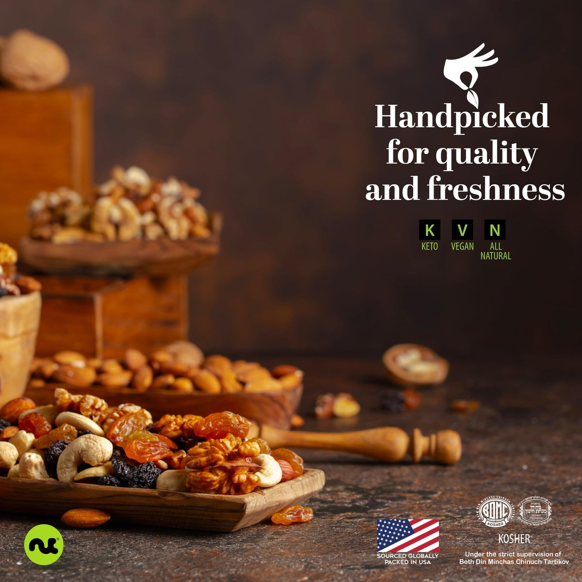 NUT CRAVINGS - Raw Brazil Nuts, Unsalted (16oz - 1 LB) No Shell, Whole