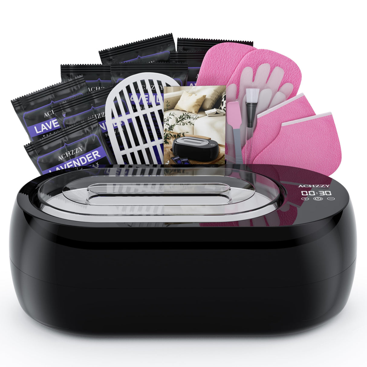 Achzzy Paraffin Wax Machine for Hand and Feet - Paraffin Wax Bath 4500ml Paraffin Wax Warmer, Intelligent Heating for Fast Melting, Moisturizing Kit Auto-time and Keep Warm Paraffin Hand Wax Machine