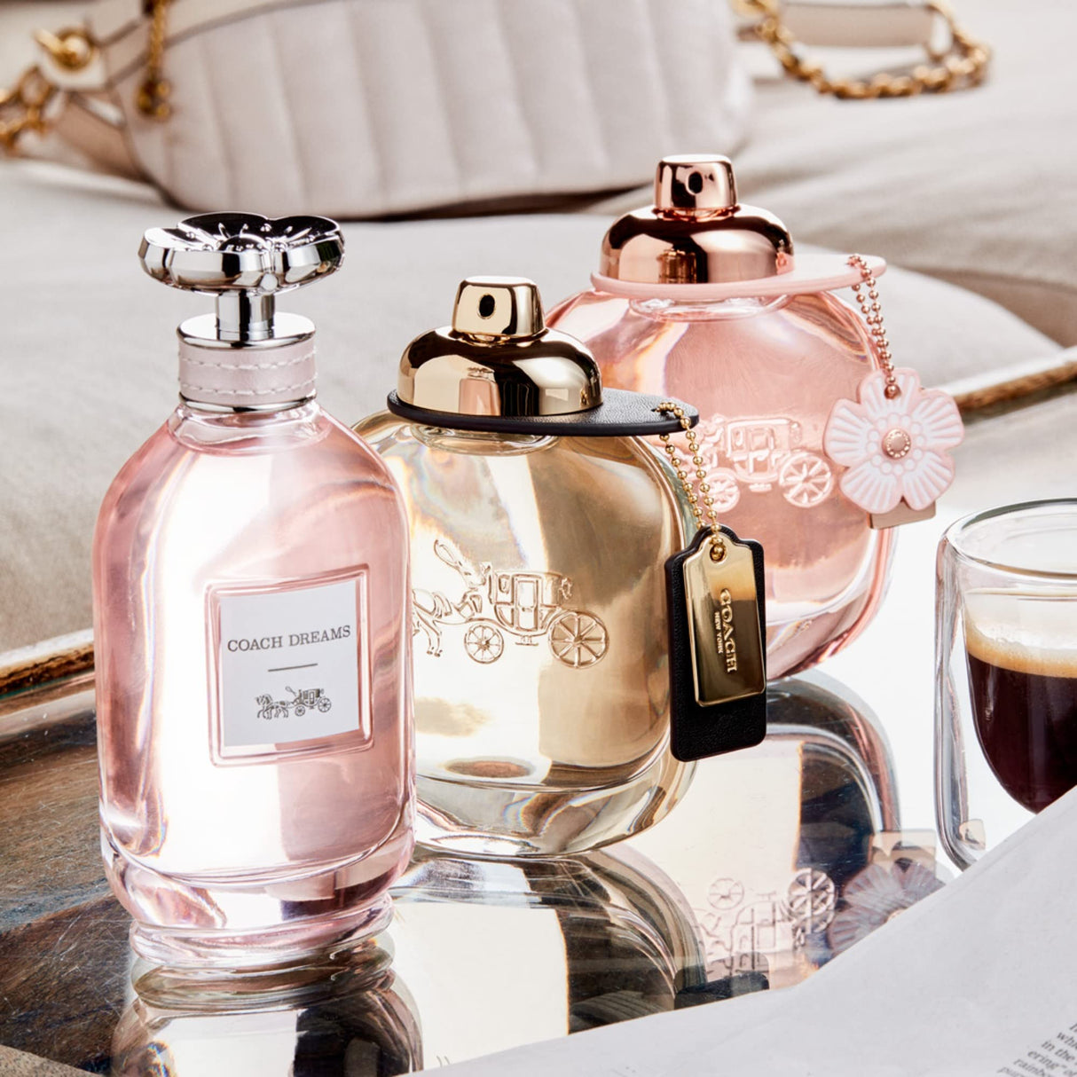 Coach Dreams Eau de Parfum - Long Lasting Fragrance with notes of Juicy Pear, Gardenia & Joshua Tree - Floral & Woody - 1.3 fl. oz.