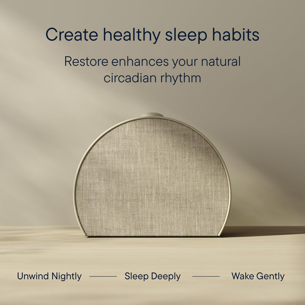 Hatch Restore 3 | Science-Backed Sleep Audio, Circadian Lighting (Putty)