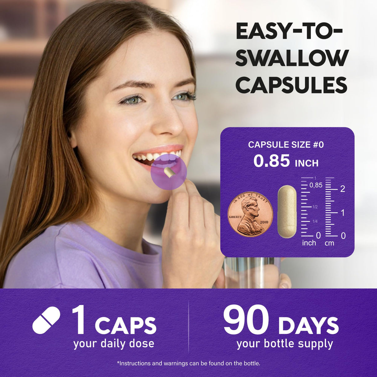 Natural Saffron Supplements - Pure Saffron Extract 88.5 mg - Made in USA - Mood | Focus | Vision | Energy Support - Eye Health for Women & Men - NonGMO Vegan Pills - 90 Powder Capsules, 3 Month Supply