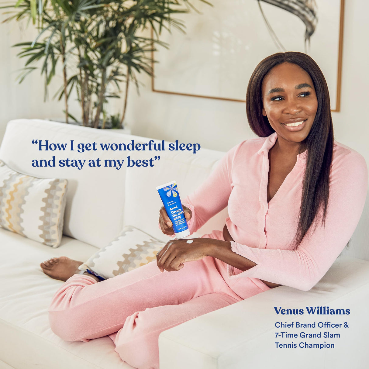 ASUTRA Dream the Night Away | Magnesium Lotion for Sleep, 100mL | With Melatonin for Sleep and Moisturizing Shea Butter, Nighttime Magnesium Cream w/Lemongrass Scent