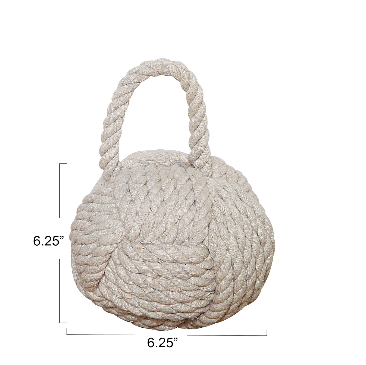 Creative Co-Op Nautical Rope Knot Door Stop