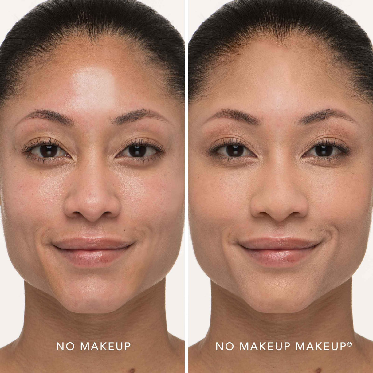 Foundation by No Makeup Makeup | Conceal & Correct with Long-Lasting, Buildable Formula & Lightweight Soft Finish | Cruelty-Free, Vegan, Fragrance-Free | Almond