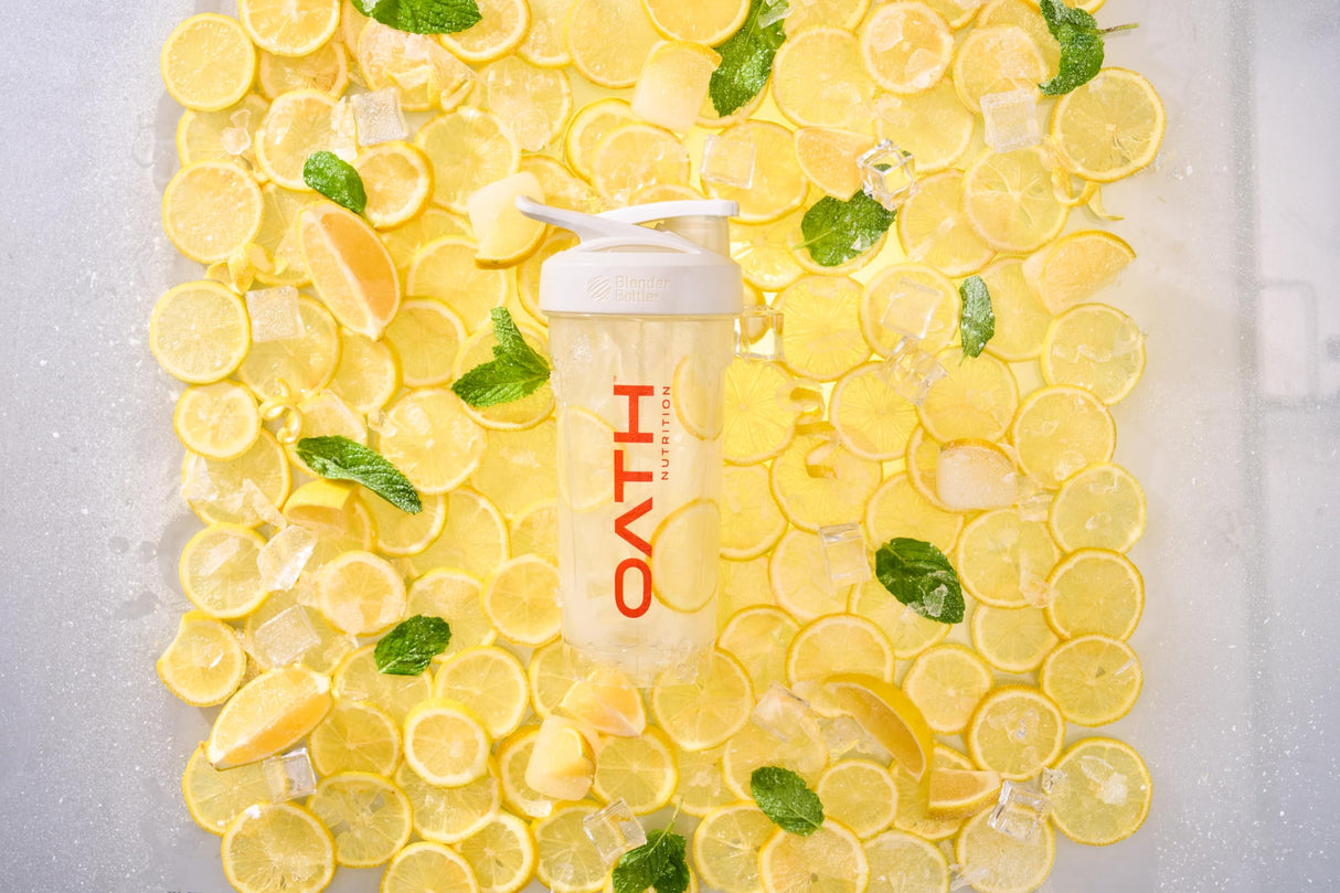 Oath Nutrition Clear Whey Isolate Protein Powder, Frosty Lemonade, 20g Complete Protein per Serving, No Added Sugar, Grass-Fed, 21 Servings