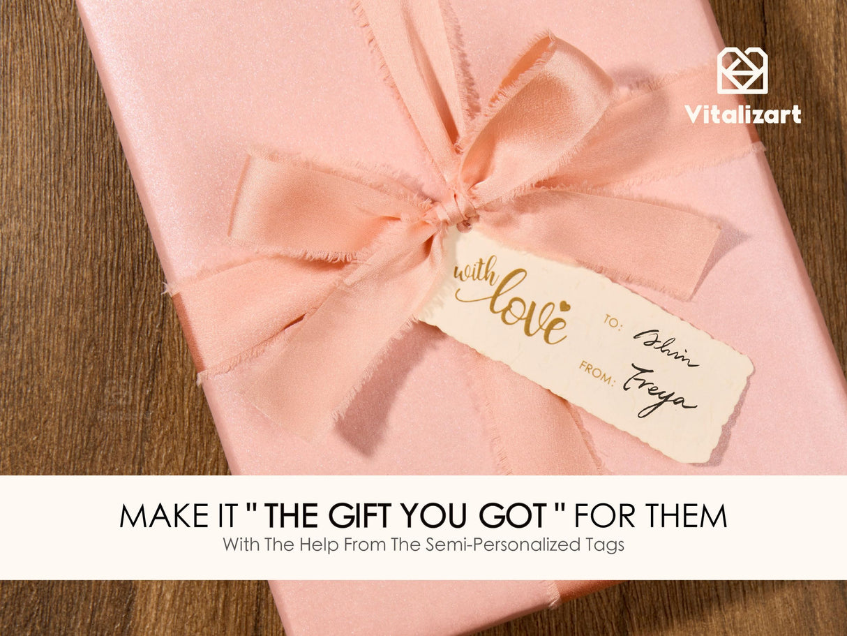 Vitalizart Pink Wrapping Paper Set 30" Pearly-Lustre With Silk Like Satin Ribbon & Gift Tags Recyclable Christmas Gift Wrapping Birthday Baby Shower Wedding Handmade Crafts 197"(16.4 Ft)