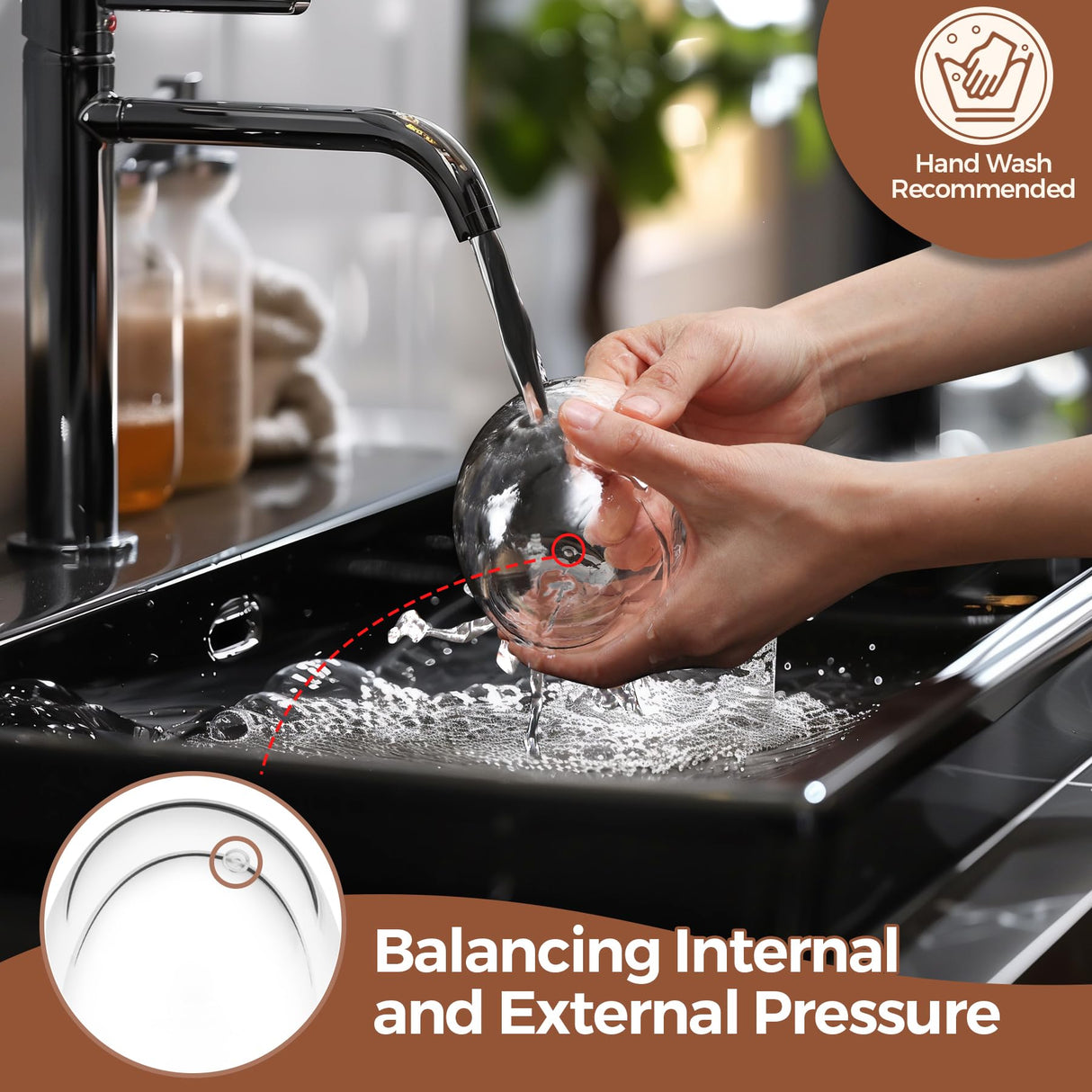 ComSaf 8oz Glass Coffee Mugs Set of 6, Double Walled Insulated Thermal Mugs for Latte Cappuccino Cocoa Milk Cafe Juice Tea, Clear Espresso Cups Set Glassware Gift for Christmas Birthday