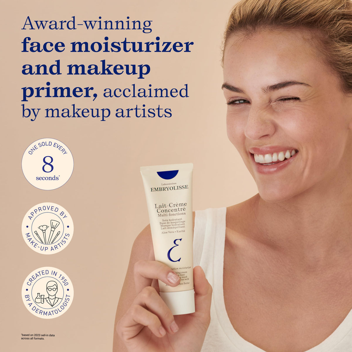Embryolisse Lait-Crème Concentré Moisturizer & Makeup Primer, 2.54 Fl Oz