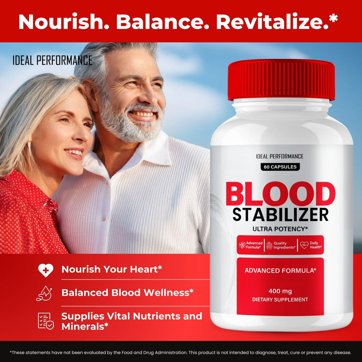 Blood Stabilizer Advanced Blood Formula Capsules, Official Blood Stabilizer Supplement Pills - Maximum Strength, All Natural Healthy Circulation & Stable Levels, BloodStabilizer Reviews (2 Pack)