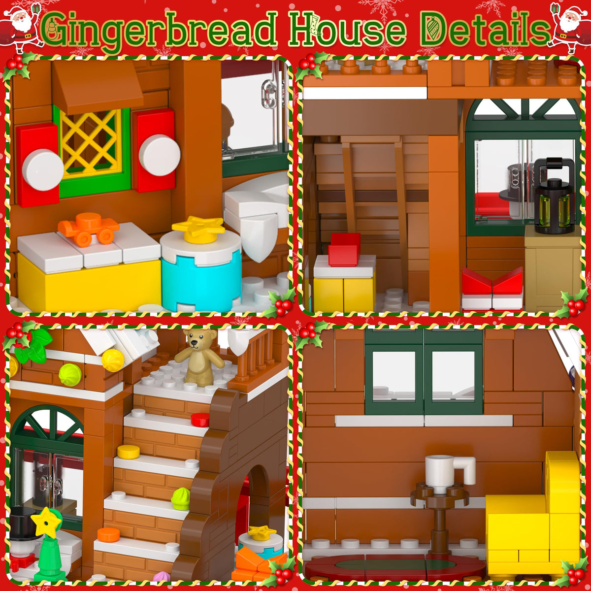 Advent Calendar 2026 Christmas Train House Building Blocks for Kids Adults