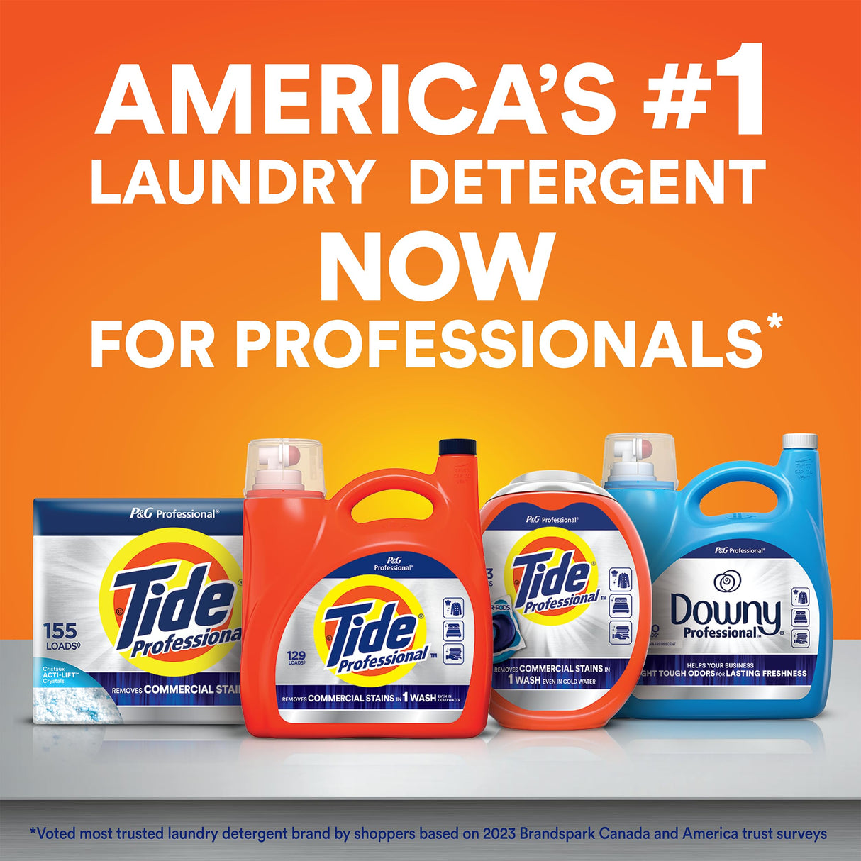 Tide PRO Laundry Detergent Powder Bulk, Removes Hotel, Restaurant and Healthcare Stains in One Wash, Commercial Use, 173 loads, 197 oz