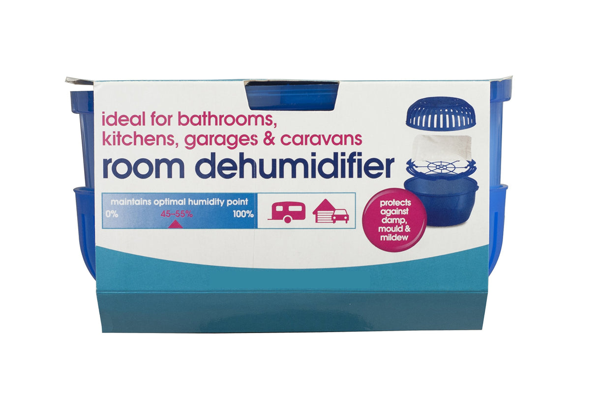 EcoZone Room Damp, Mould & Moisture Trap, Portable Dehumidifier Device, Re-Usable & Re-Fillable, 3 months Protection for Bedrooms, Bathrooms, Garages, Kitchens & Caravans, Vegan Friendly (Single)
