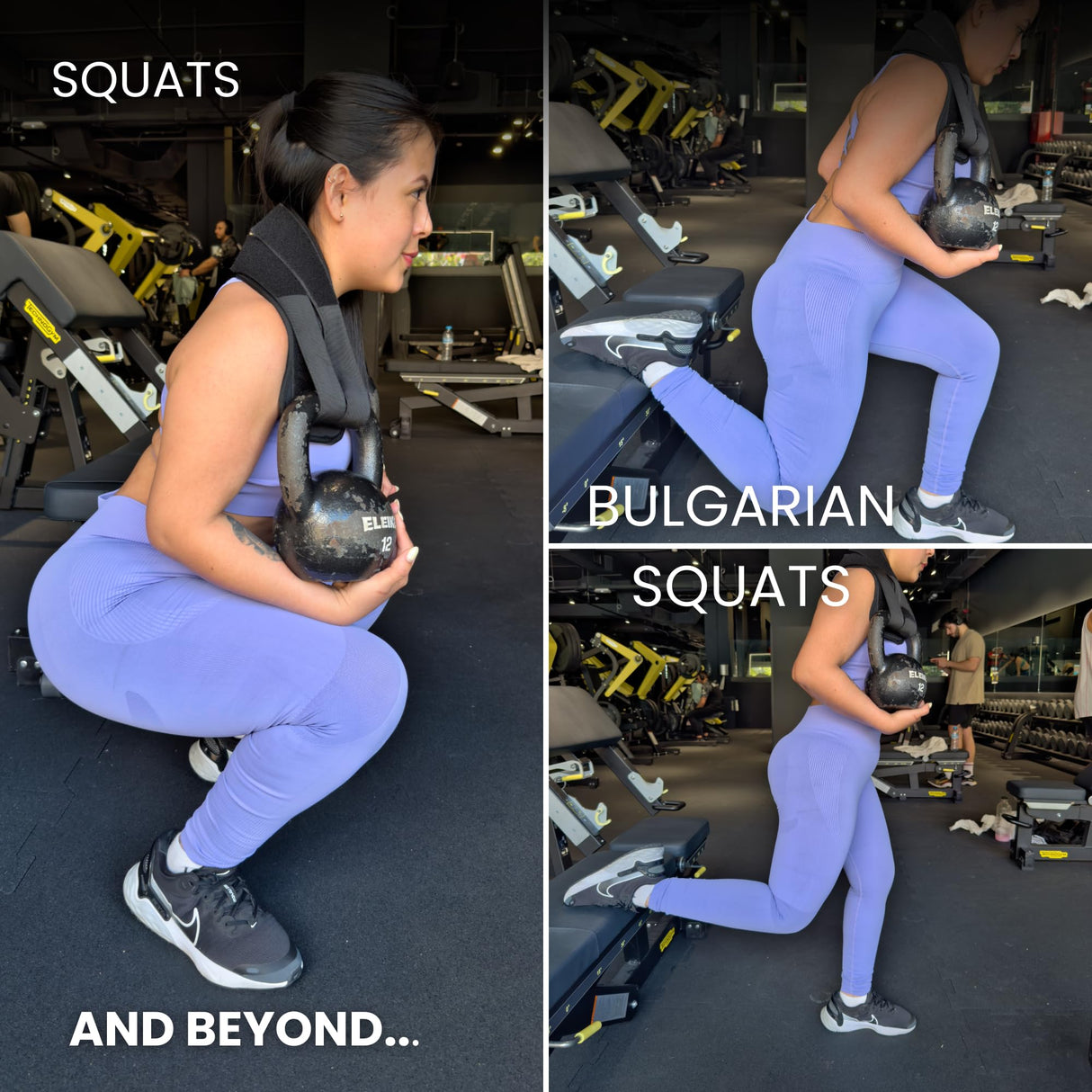 Hip Thrust Belt for Glute Workouts – Heavy Duty Booty Builder for Dumbbells, Kettlebells & Plates – Double Strap Support, Adjustable Fit for Women & Men – Double Hook & Loop, Home or Gym Use.