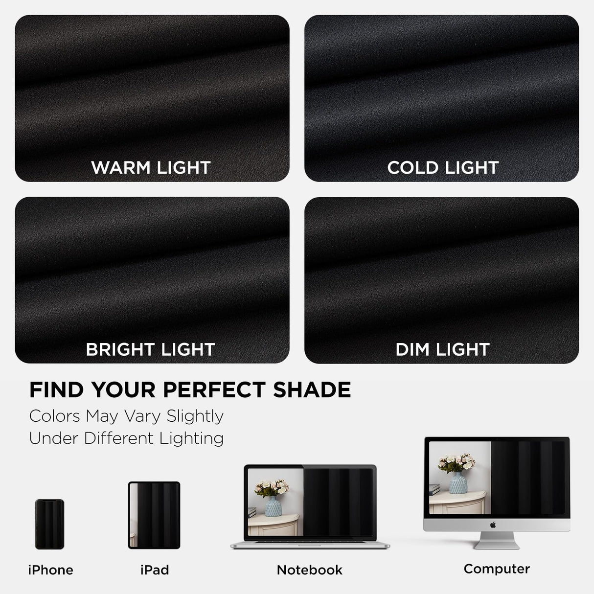 Joydeco Blackout Curtains 120 Inch Length 2 Panels Set, Thermal Insulated Long Curtains& Drapes 2 Burg, Christmas Drapes for Living Room Bedroom Window