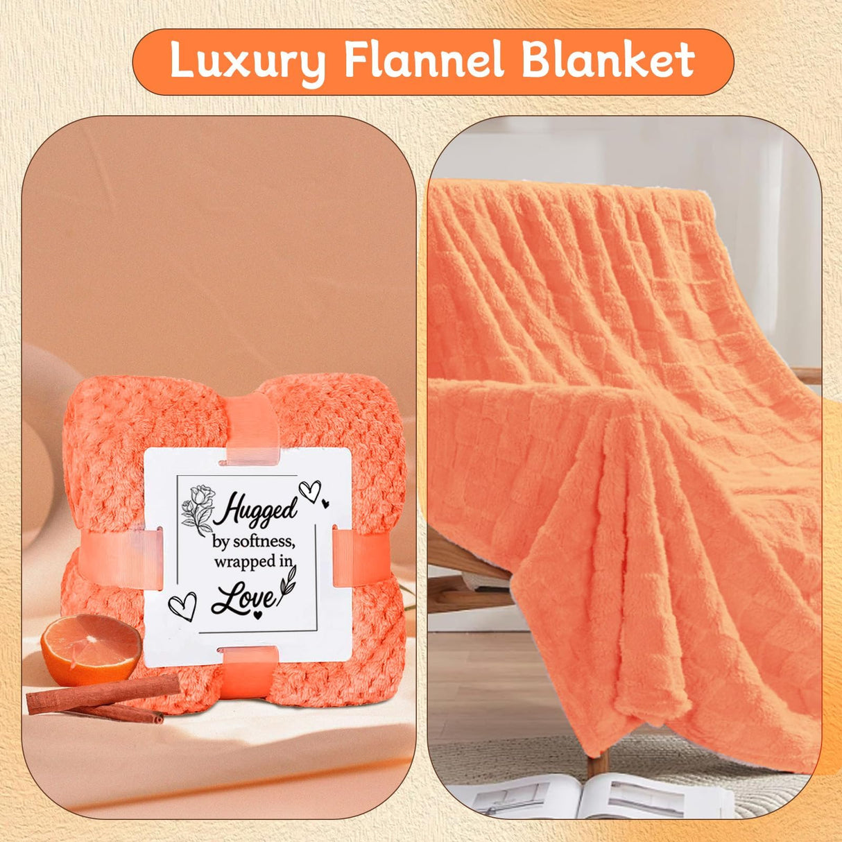 Fall Gift Basket - Halloween Boo Basket, Cozy Pumpkin Spice Self-Care Spa Gift Box, Autumn Thanksgiving Birthday Christmas Gifts for Mom, Sister, Friends (Standard)