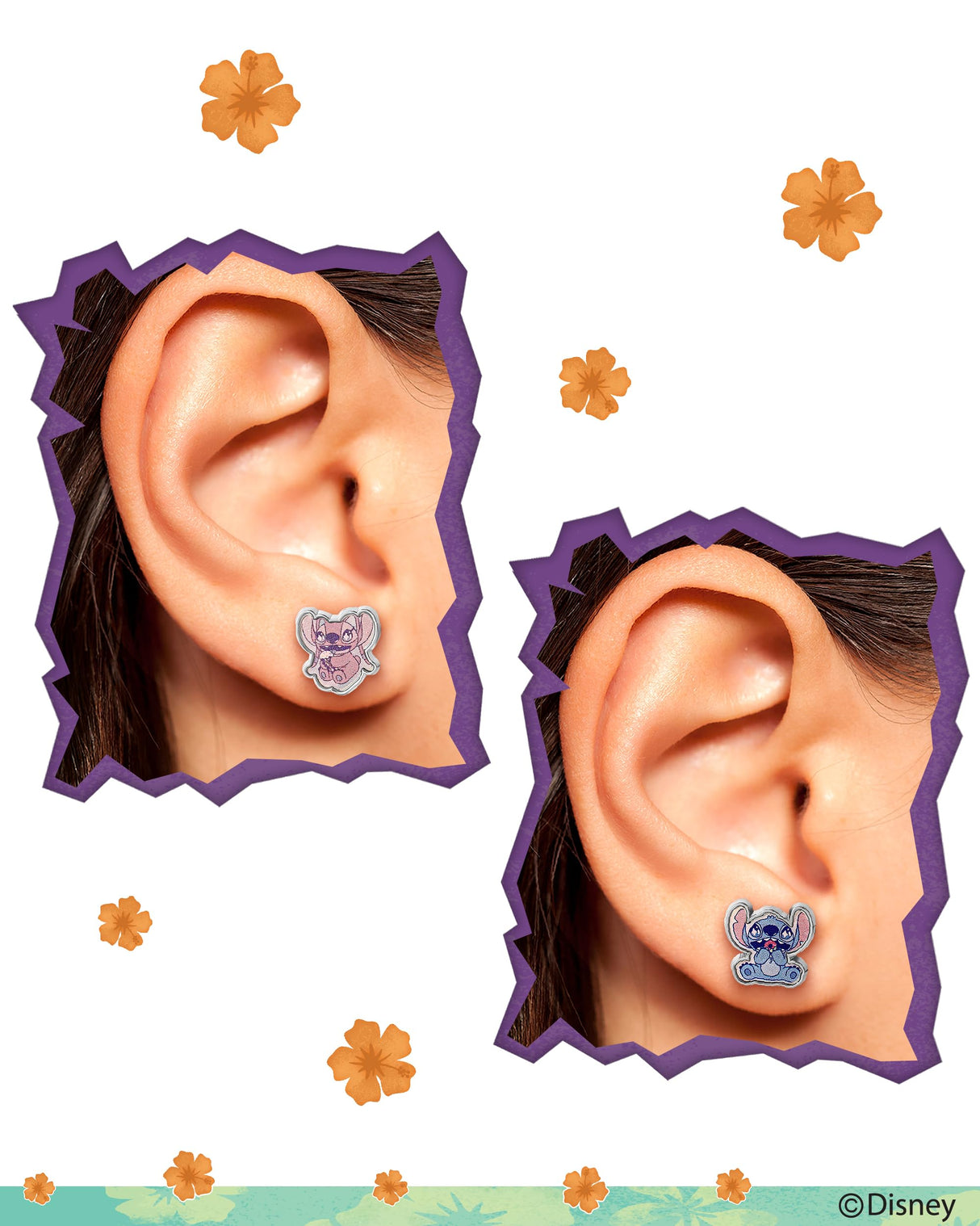 Disney Lilo and Stitch Earrings for Women Pack of 12 Official License