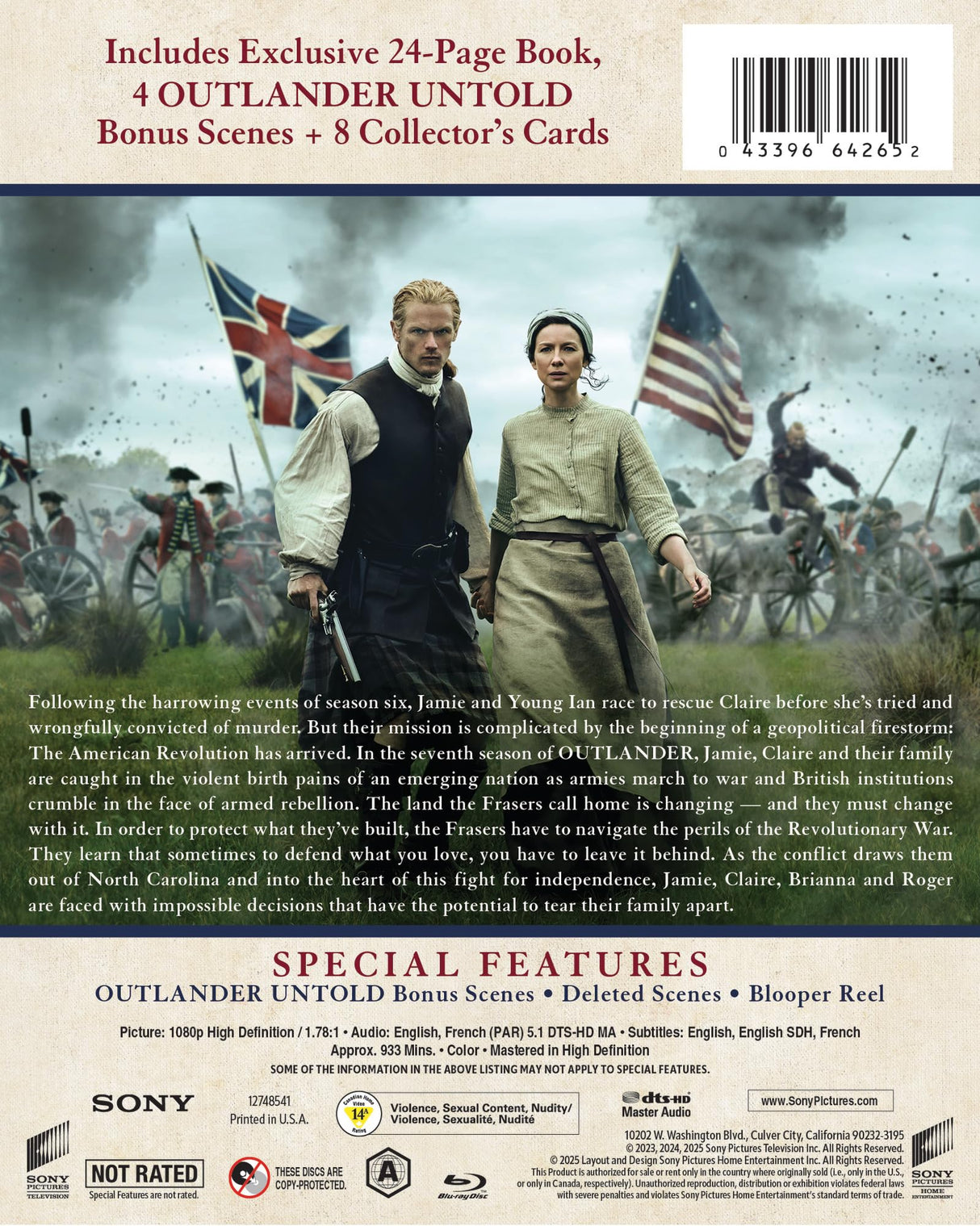 Outlander - Season 7 (6 Discs) - Blu-ray + Digital - Collector's Edition