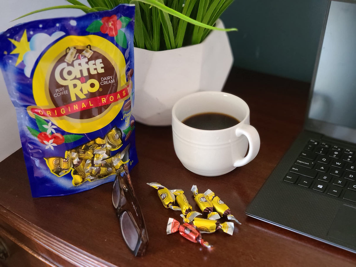 Coffee Rio Sugar-Free Coffee Rio Coffee Bulk Candy, 3 Pound Bag Individually Wrapped Sugar-Free Coffee Candy, Kosher Candy (Sugar-Free Original)