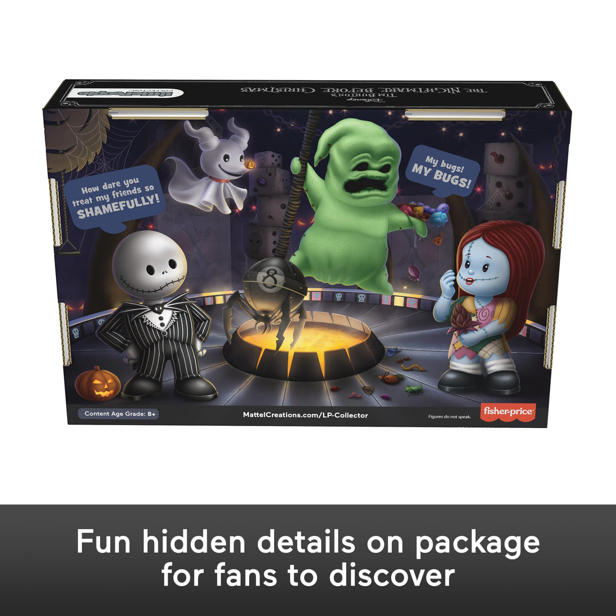 Little People Collector Disney Tim Burton’s The Nightmare Before Christmas Special Edition Set for Adults & Fans, 4 Figures in a Display Package (Amazon Exclusive)