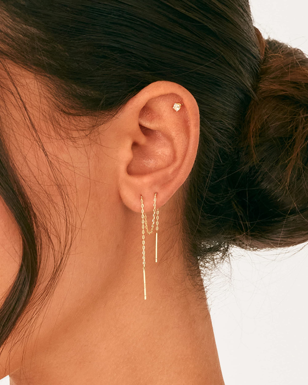 PAVOI Ball Drop Earrings for Women, 925 Silver, Yellow Gold, Size 2 Inches