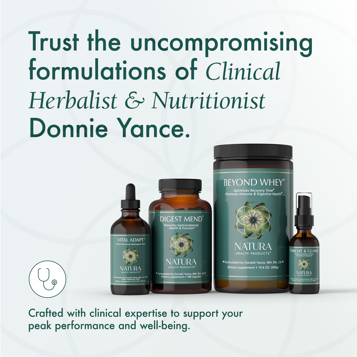 Natura Health Products Vital Adapt Supplement - Daily Nourishing Adaptogenic Tonic for Endocrine Function Support - Featuring Rhodiola, Ashwagandha, Cordyceps, Reishi (60 Capsules)