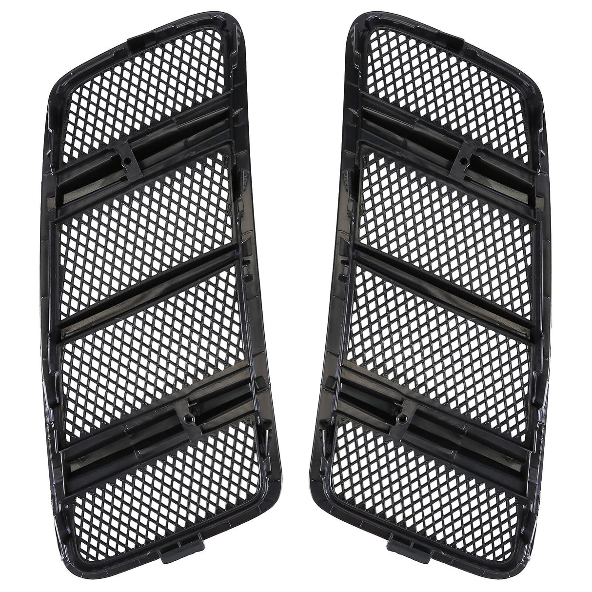 Pair Front Left & Right Hood Vent Air Grille Cover fits for Merce*des Benz W166 GL350 GL450 GL550 GL63 AMG 2013-2016 ML350 ML550 ML63 2012-2015 Hood Air Vent Grille Replaces 1668800105 1668800205