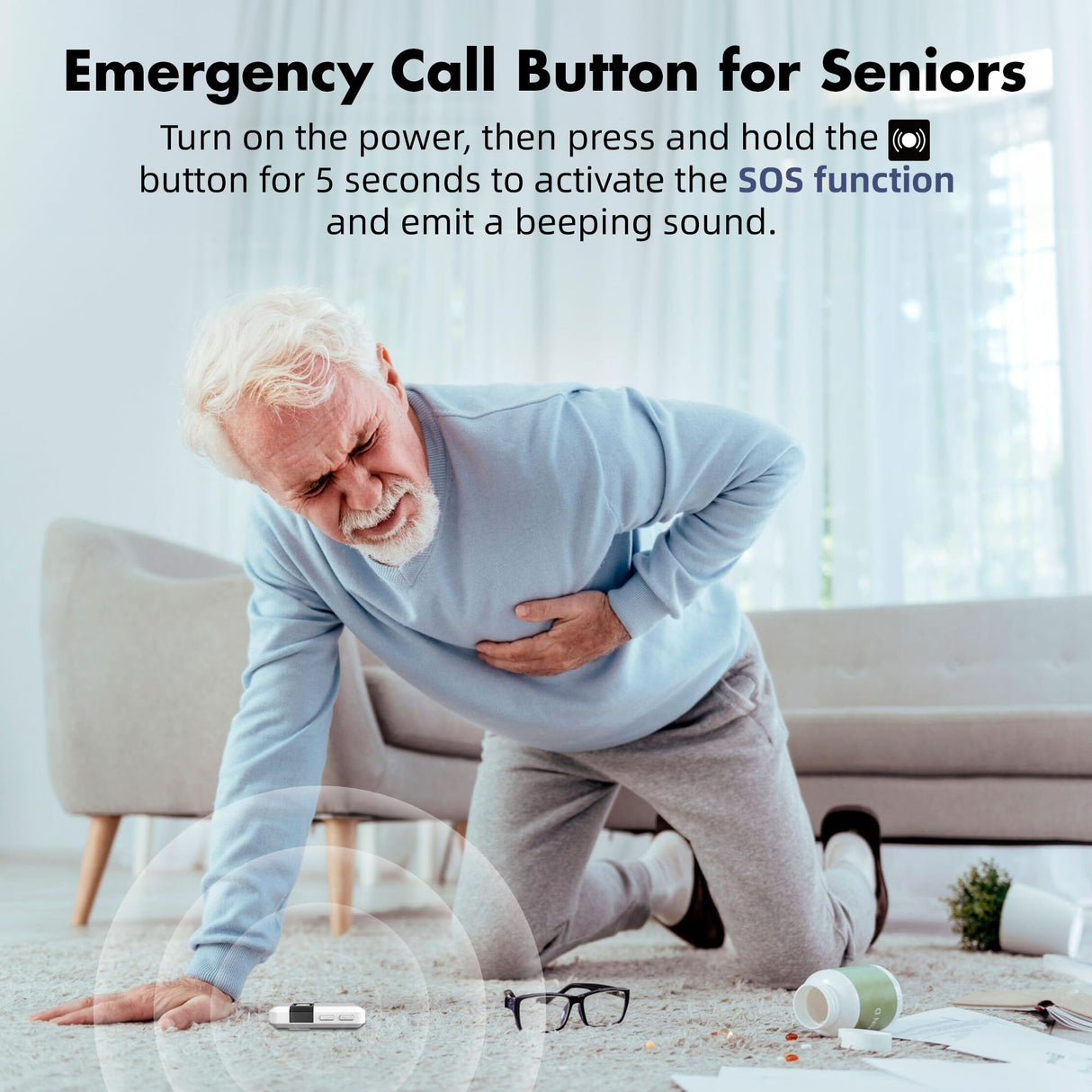 Hearing Aids, Hearing Aids for Seniors with Noise-Cancelling, OTC Hearing Aids Rechargeable, Hearing Amplifiers with 8 Volume Levels & 4 Hearing Modes, 160-Hour Battery Life, Clear Sound (Black)