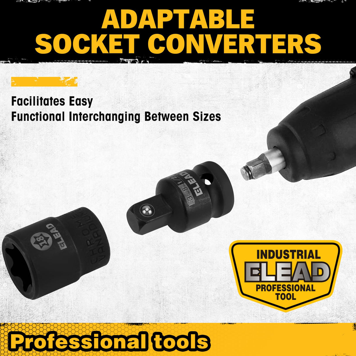 31-Piece Torx Bit Socket Set: 14 Star Bits T8-T70 & 13 E-Torx Sockets E4-E24, Premium CR-V & S2 Alloy Steel, High Torque Laser Marked for Automotive Mechanic