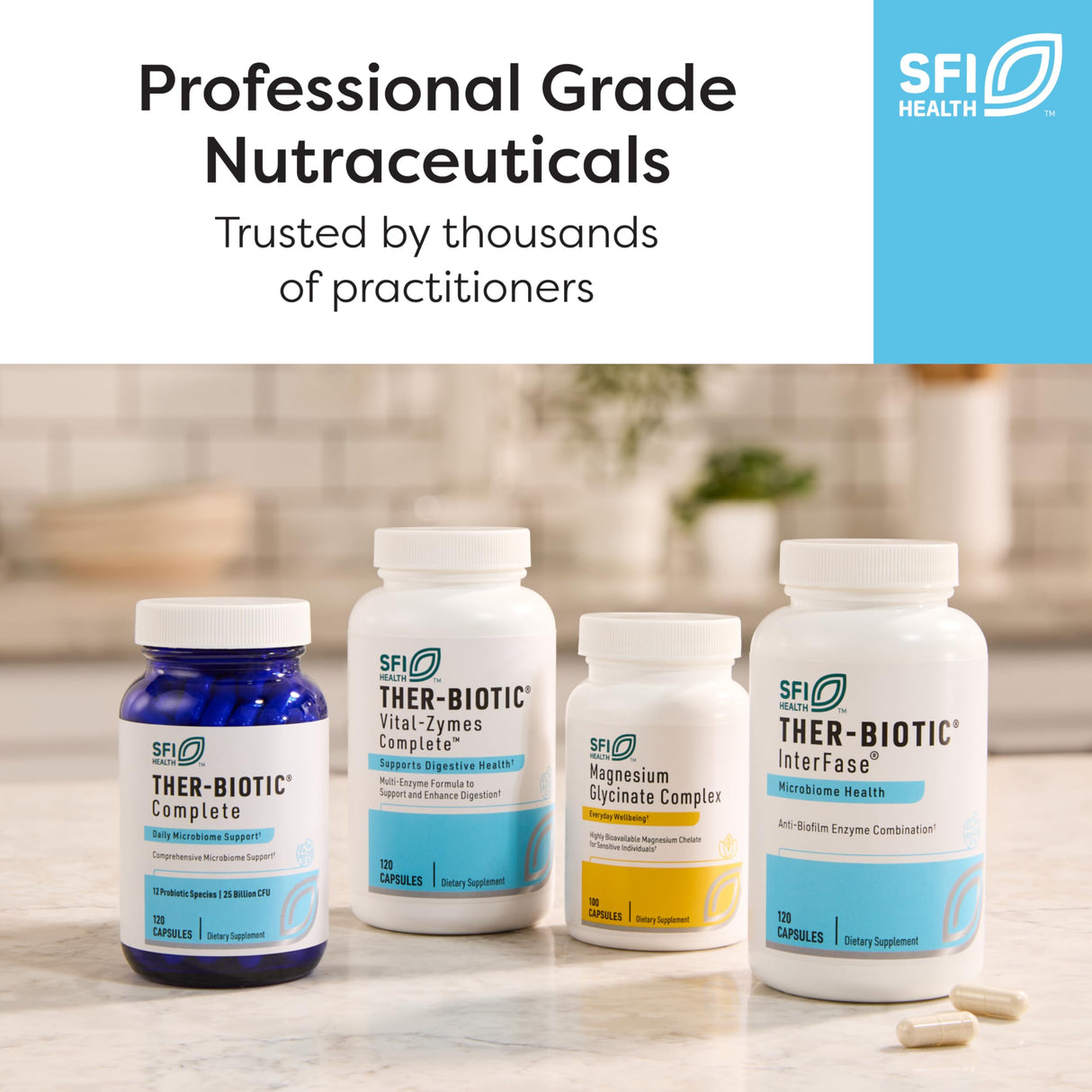 Klaire Labs SFI Health Ther-Biotic LactoPrime Plus - Lactobacillus and Bifidobacterium Probiotics for Digestive Health - Daily Probiotic for Men & Women for Carb-Sensitive Individuals (60 Capsules)